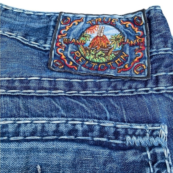 Vintage Embroidered Tab True Religion Jeans Size 34 Blue - Picture 15 of 15